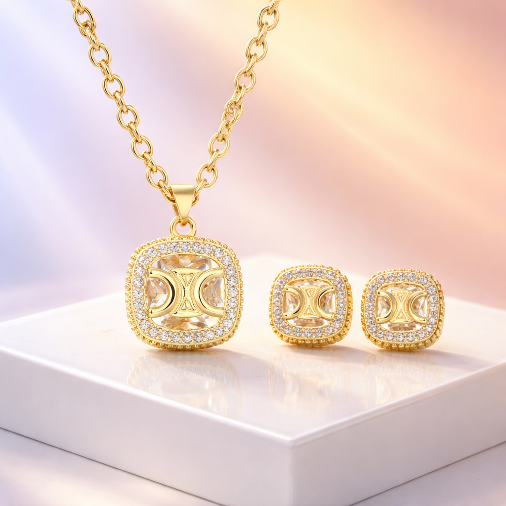 Fashion Necklace Earring set