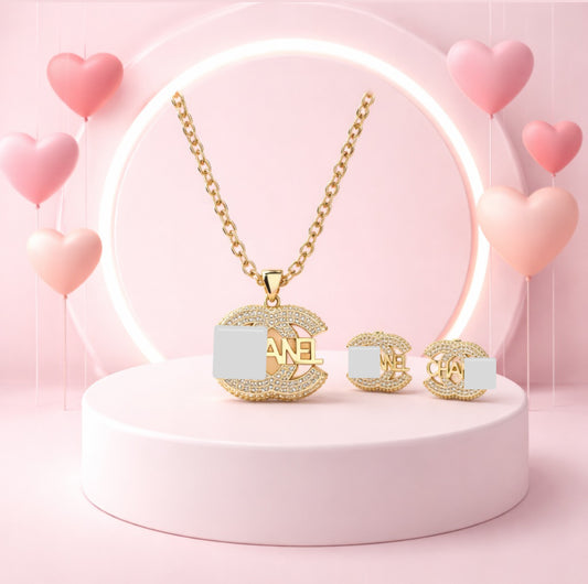 Earrings and Necklace Set