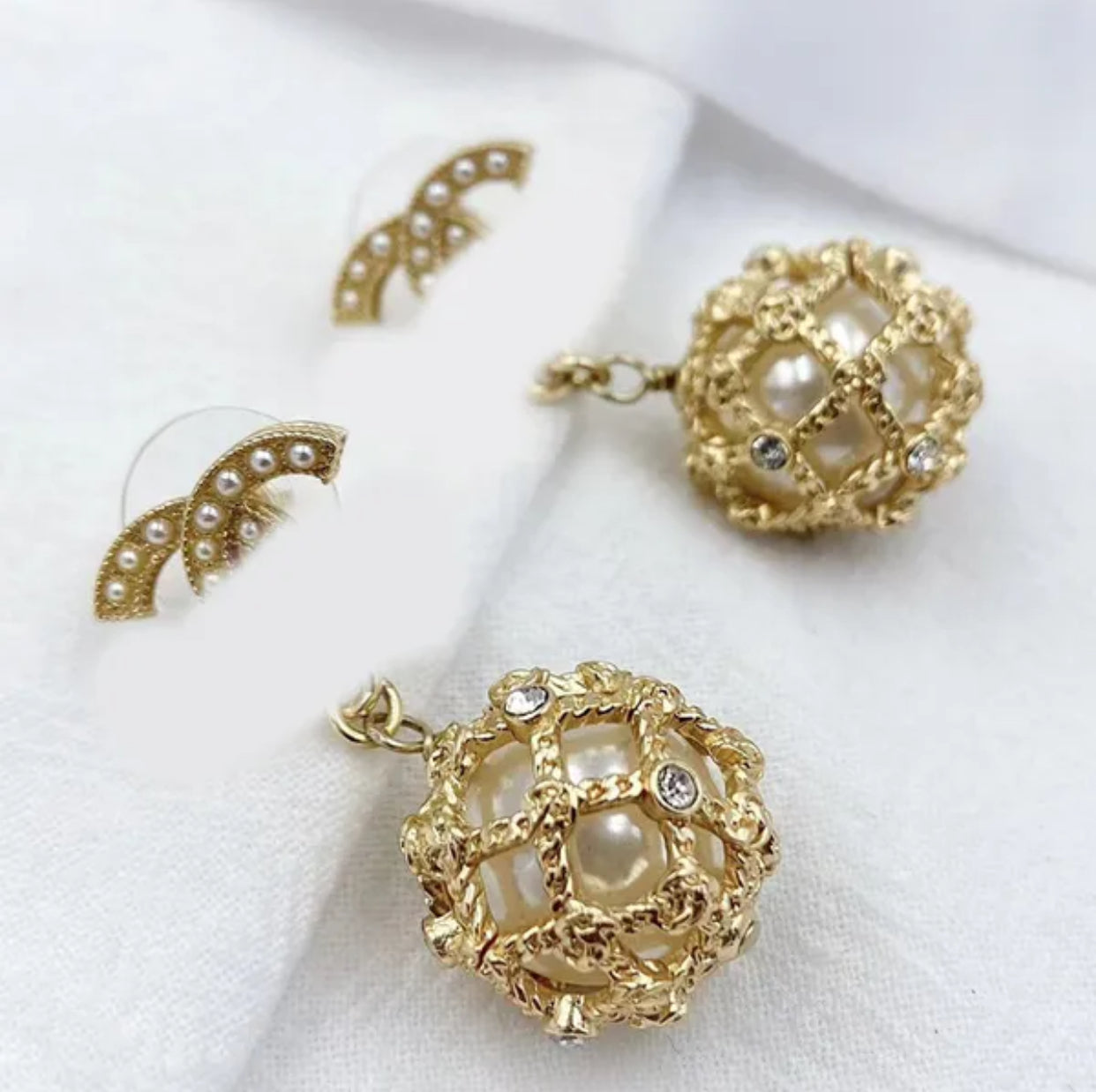 Designer Fashion CC Earrings
